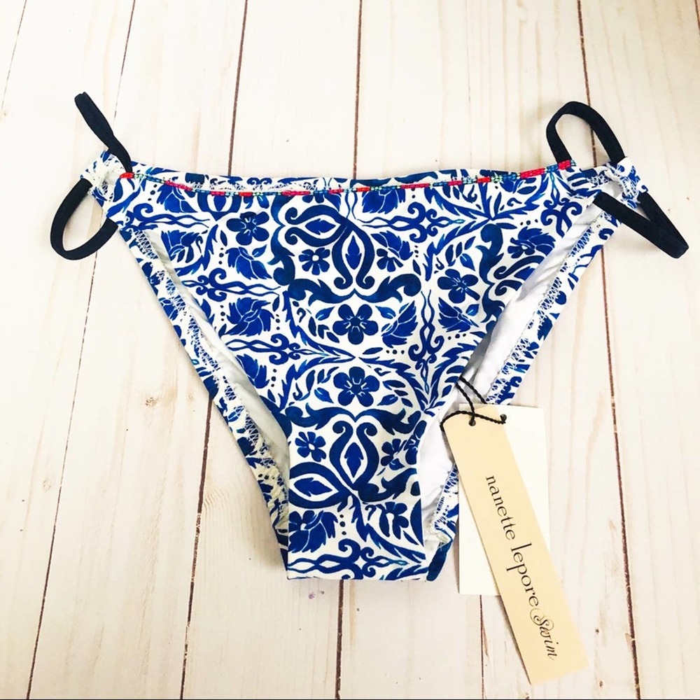 Nanette Lepore‎ Talavera Vamp Bikini Bottom XS NWT - Picture 3 of 7